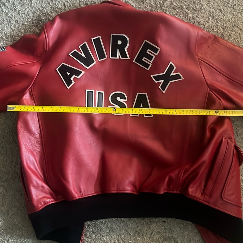 Leather avirex